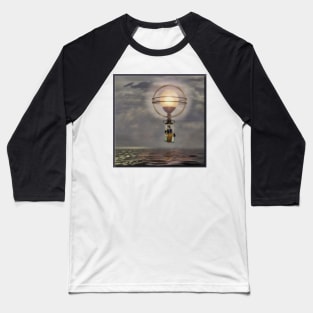 The Steampunk Balloon Baseball T-Shirt